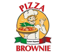 Pizza Brownie logo.